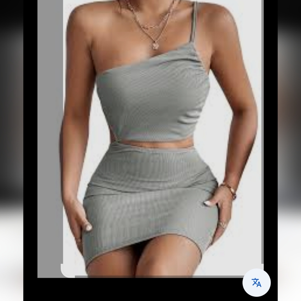 Elegant Taupe Women's Dress Size S